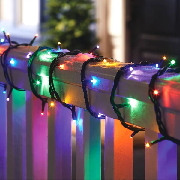 Noma LED Advanced Cluster Christmas Lights - Indoor & Outdoor String Lights with 7 Modes, 1000 Multi-Color Bulbs, 83.75 ft