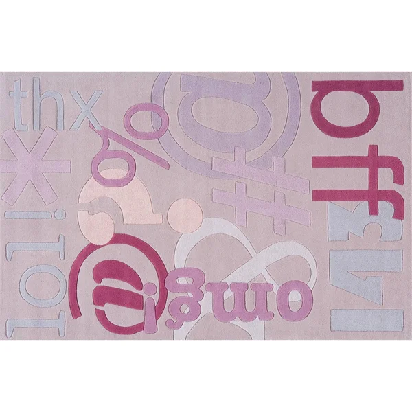 Momeni Lil Mo Hipster LMT-4 5& x 7& Lilac Rug