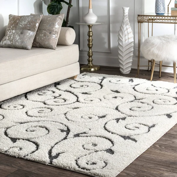 nuLOOM Maisha Machine Made Beige 6& 7x22 x 9& Area Rug