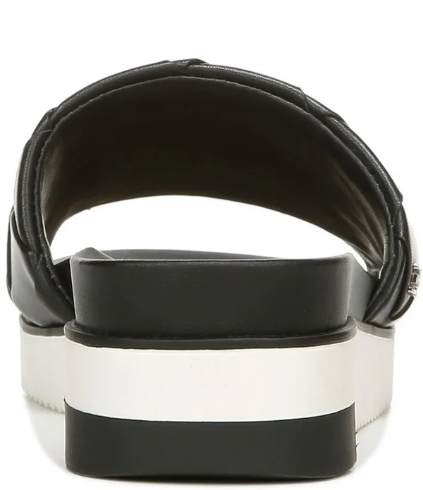 Sam Edelman Adaley Woven Slide Sandal Bright White Leather
