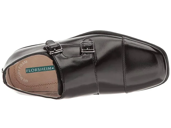 Florsheim Boys Reveal Double Monk Jr. Black Oxford - 3.5