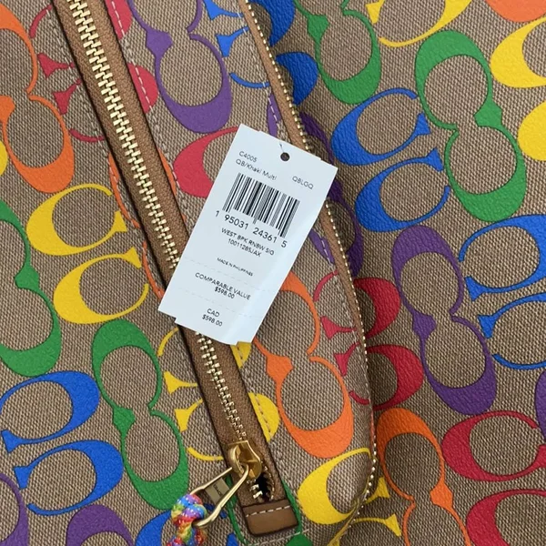 Coach Bags, Coach Backpack Large Rainbow Multicolor, Color: Brown/Yellow, Size: Large, Marlenis_1973's Closet