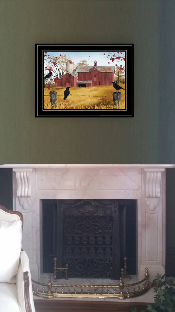 Autumn Gold by Billy Jacobs - Ready to Hang Framed Print, Black Frame