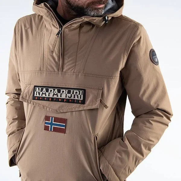 Napapijri Rainforest Pocket 1 Jacket - Beige Portabe