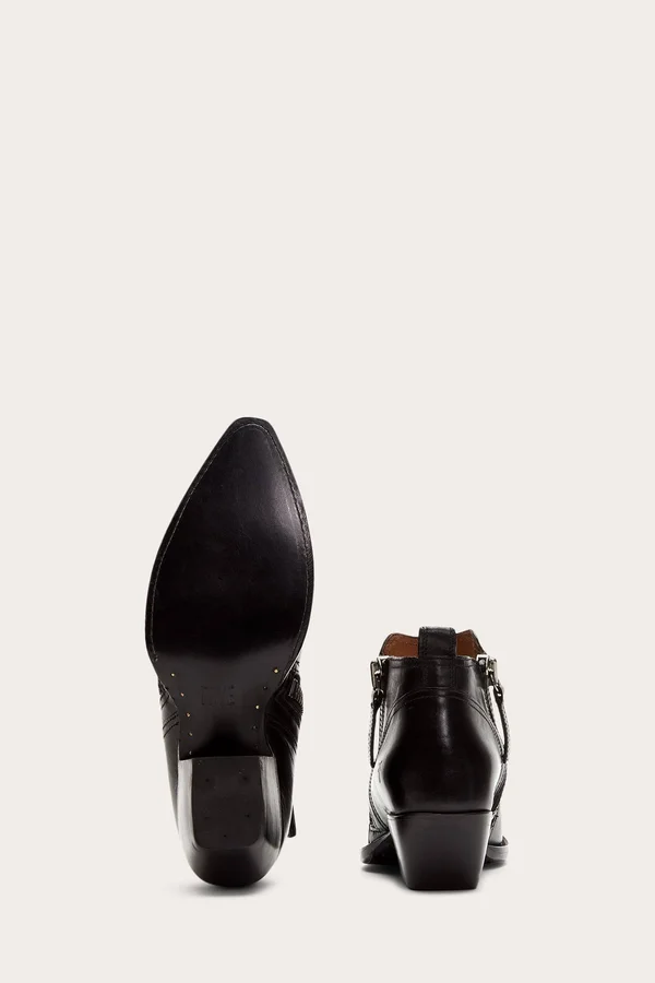 Frye, Sacha Moto Short, 6.5 US, Black