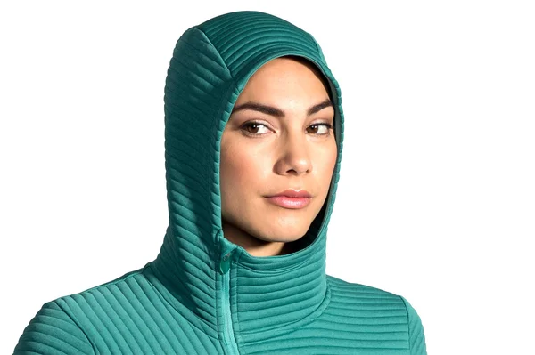 Brooks Women's Fly-By Hoodie - Teal - Medium