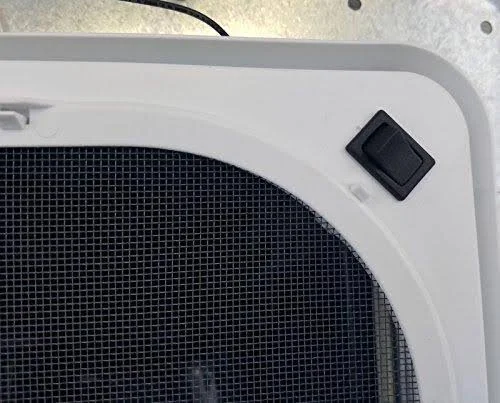 Ventline RV Roof Vent White W 12 Volt Fan Putty & Screws