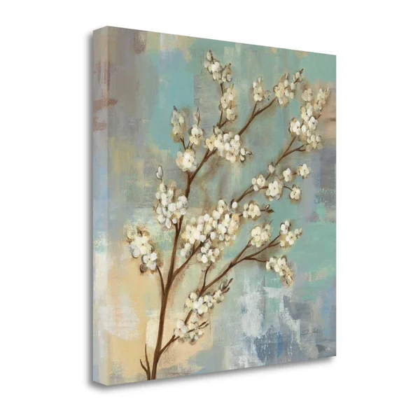 Tangletown Fine Art Kyoto Blossoms I by Silvia Vassileva - Giclee Print on Wrap Canvas, 20X20x22