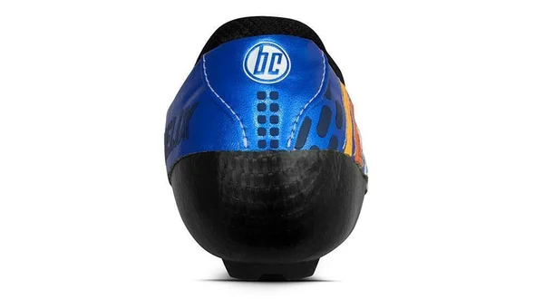 Helix Metallic Blue/White 40.5, 7, Narrow Fit