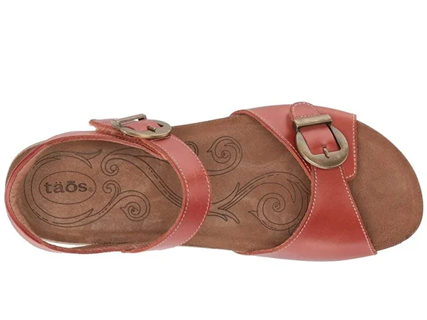 Taos Women's Vera Sandals - Burnt Orange 39