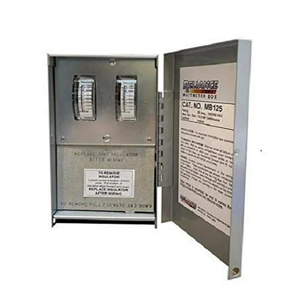 Reliance Controls MB125 Indoor 50-Amp Meter Box