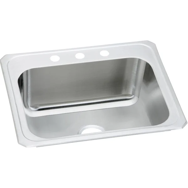 Elkay DCR2522124 Pursuit Stainless Steel 25x22 x 22x22 x 12-1/4