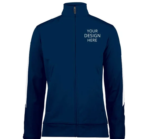 Custom Embroidered Augusta Women's Ladies Medalist Jacket 2.0 - Size: XL, Navy/White