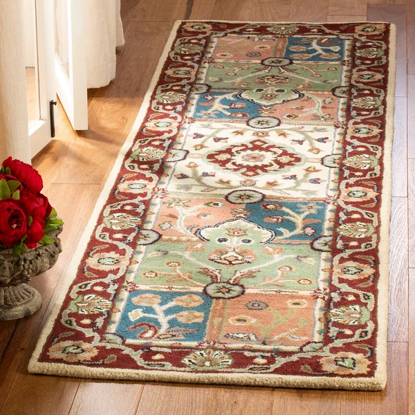 Safavieh Heritage HG925A 2&3x22 x 6&0x22 Runner Multi, Red Area Rug