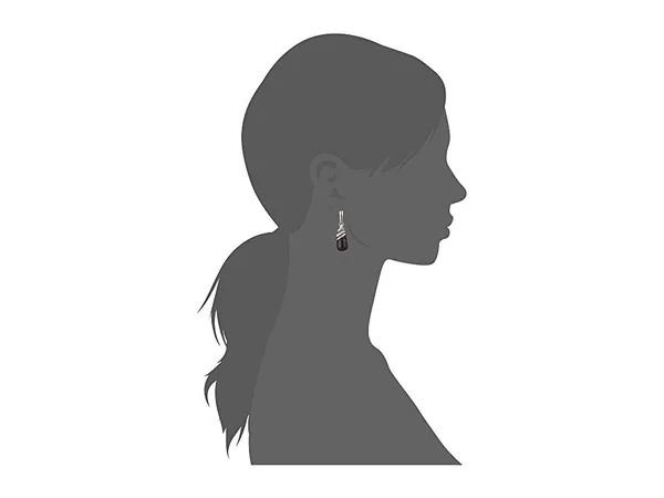 Brighton Neptune&s Rings Amethyst Teardrop Earrings