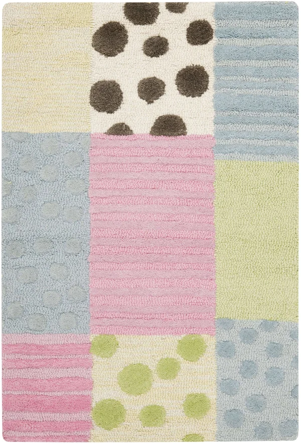 Safavieh Kids SFK322A Blue, Pink 2& x 3& Area Rug