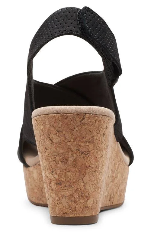 Clarks Annadel Parker Women's Sandal - Black Size 6.5