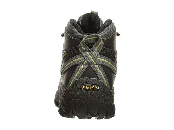Keen Women's Waterproof Hiking Boots Targhee II Mid, 5, Raven/Opaline