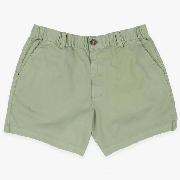 Men's 5.5x22 Inseam Shorts, Elastic-Waist Stretch Shorts, Bearbottom, Olive, 5.5x22, XL