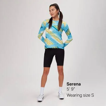 Terry Bicycles Soleil Flow Long-Sleeve Jersey - Women's Chains/Blue, L