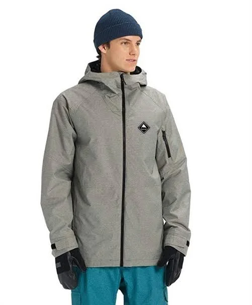 Burton Men's Hilltop Jacket - Medium - Shade Heather