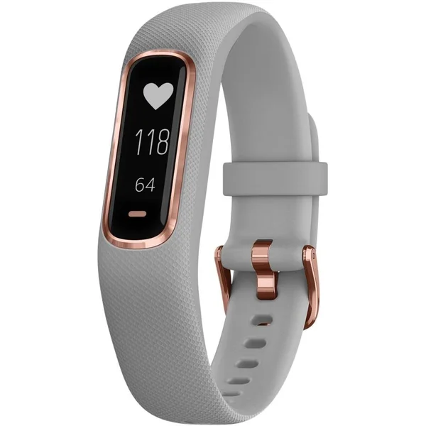Refurbished Garmin 010-01995-12 Vivosmart 4 Activity Watch - Rose Gold - Gray