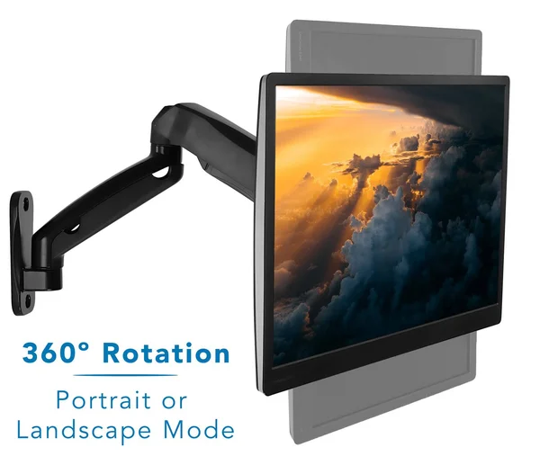 Single Monitor Wall Mount Arm - MI-765, Mount It!