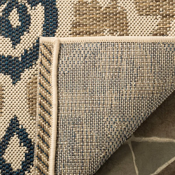 Safavieh Martha Stewart MSR4114-21312 5&3x22 x 7&7x22 Beige, Aqua Area Rug
