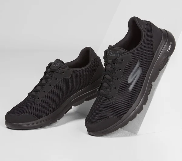 Skechers Men's GOwalk 5 Walking Shoes - Black/Black, 10.5