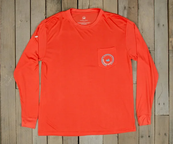 FieldTec Pocket Tee - Long Sleeve Small, Kelly Green