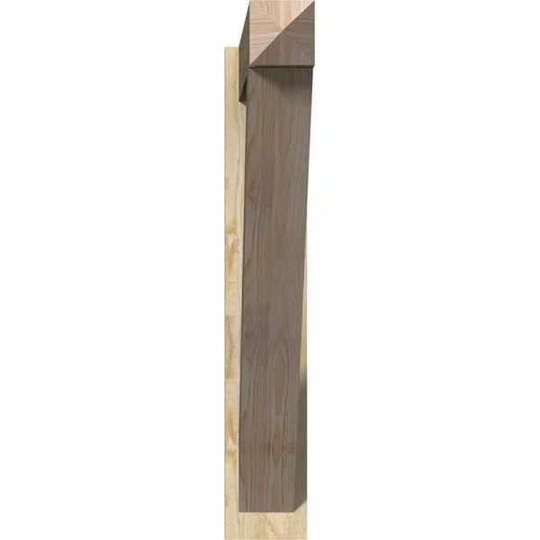 Ekena Millwork OUT06X36X36TRA03RDF 6x22W x 36x22D x 36x22H Traditional Rough Sawn Arts and Crafts Outlooker, Douglas Fir