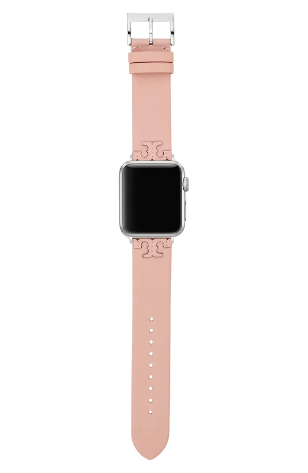Tory Burch Mcgraw Band for Apple Watch - Blush Leather, 38 mm - 40 mm