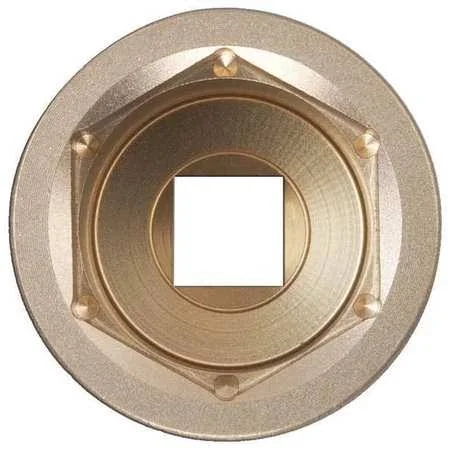 Ampco Dw-1/2D8Mm Socket, Almn BRZ, Natural, 8 mm