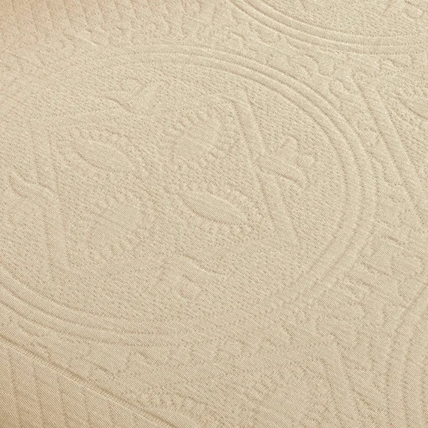 (Platinum, King) - Superior 100-percent Cotton Celtic Circle Scalloped Matelasse Bedspread