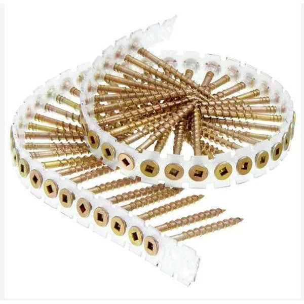 Senco 08L175YB 8-Gauge 1-3/4 in. Collated Flooring Screws (4, 000-Pack)