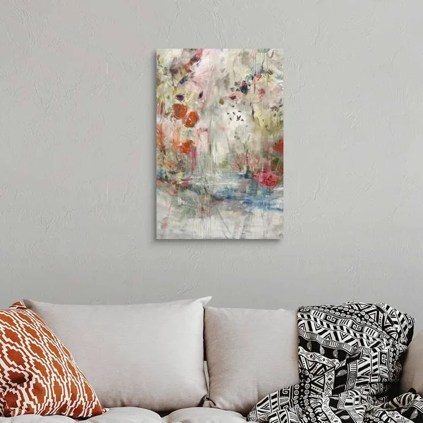 Flamingo Pond, Canvas Wall Art, 20x30, Great Big Canvas
