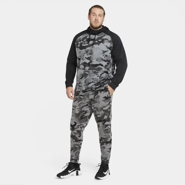 Nike Men's Dri-Fit Camo Training Pants - Large, Black
