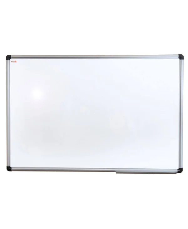 Floortex FCVPM2418A Viztex Porcelain Magnetic Dry Erase Board with Aluminium Frame 24 x 18 in.