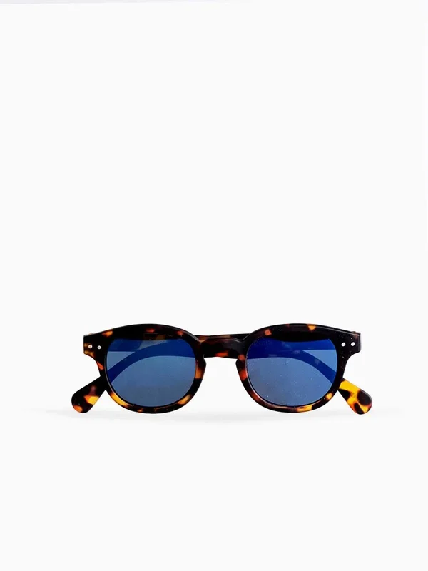Izipizi #C Tortoise with Blue Lenses Sunglasses