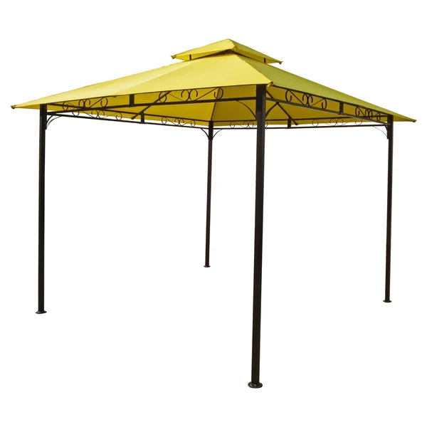 International Caravan Square Vented Canopy Gazebo - Cranberry