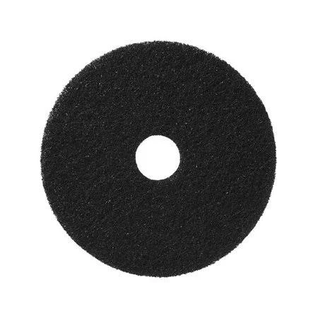 Nassco Pro Series Black Stripping Floor Pad, 5/Case, Size: 13 inch