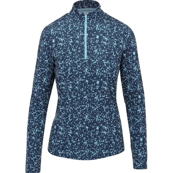 Adidas Women's Primegreen AEROREADY Long Sleeve Shirt Hazy Sky XL