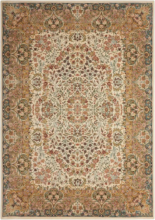 Kathy Ireland Antiquities Area Rug - Ivory, 2&2x22 x 7&6x22