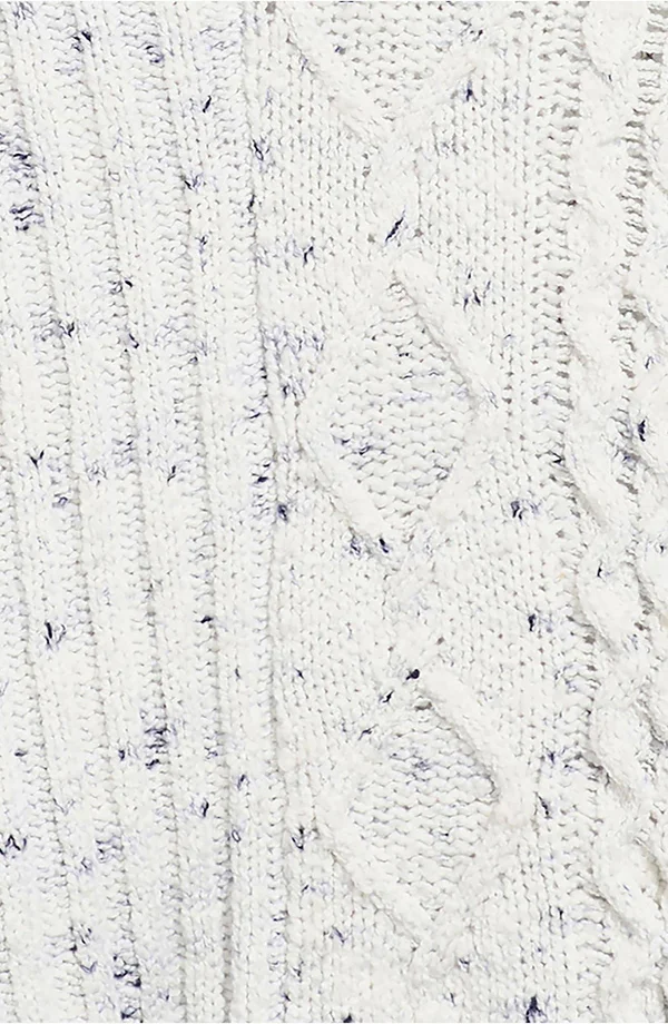 Free People on Your Side Pullover Sweater - Blue Combo