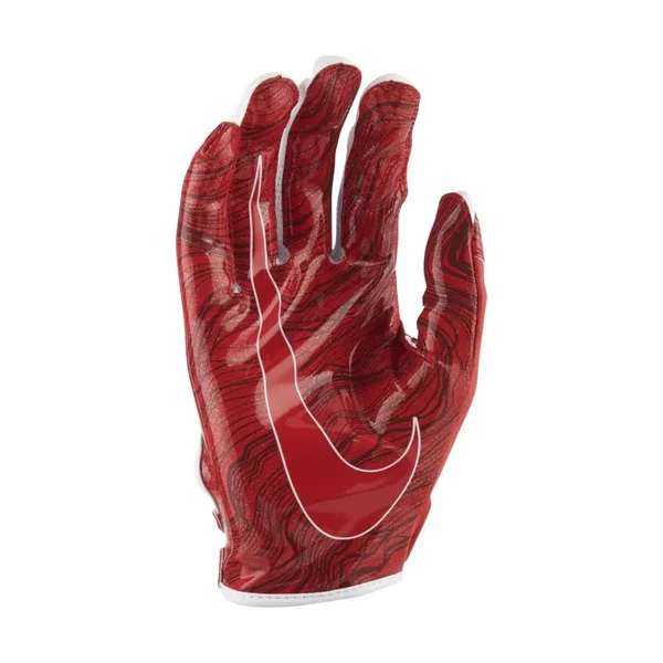 Nike Vapor Jet 5.0 Football Receiver Gloves Red/Chrome XXL
