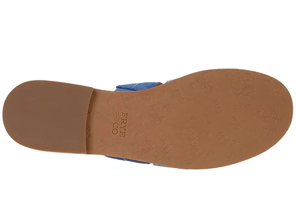 Frye - Evie 3 Band Slide, 8 US, Blue