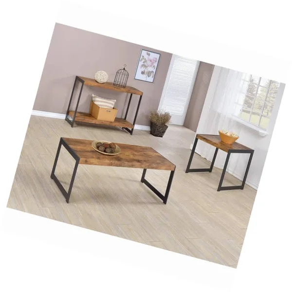 Coaster Antique Nutmeg Coffee Table 704028