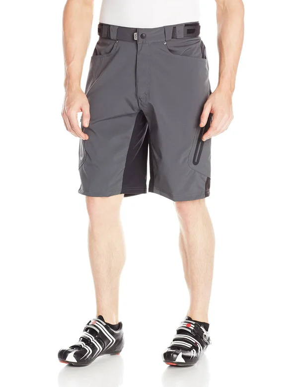 Zoic Men's Ether Cycling Shorts, Shadow, Large