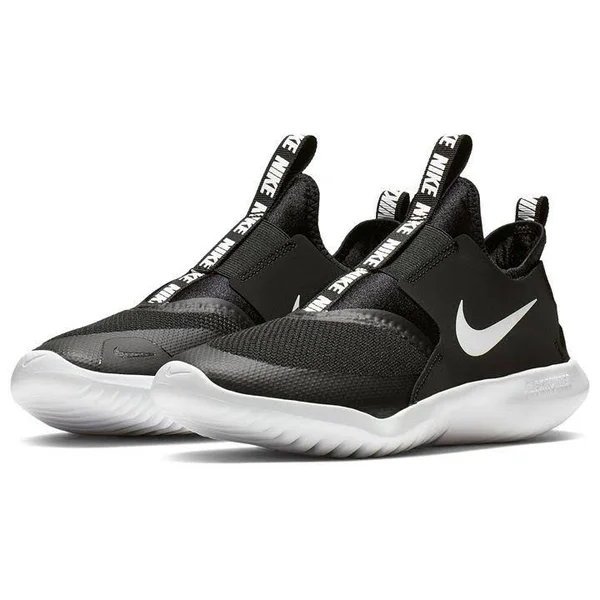 Nike Boys& Flex Runner Running Shoes - Black, 3.5