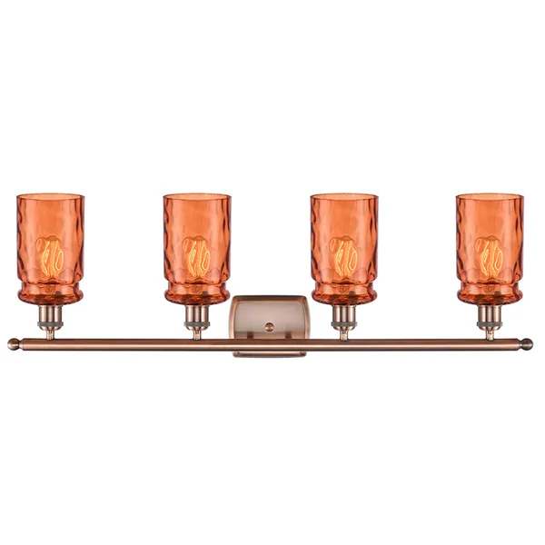 Innovations Lighting-Candor 4 Light Bath Vanity Light-516-4W-OB-G352-TUR-LED